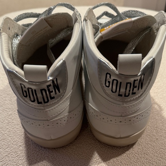 Golden Goose White and Black Sneakers - Picture 3 of 9